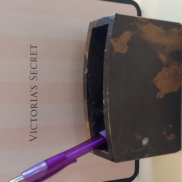 White Marble Pen Cup | Ellie Rose New Marble Pen Holder